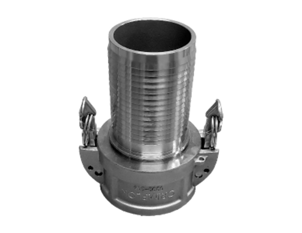 Self Lock Type C #316 Stainless Steel Female Coupler x Hose Shank
