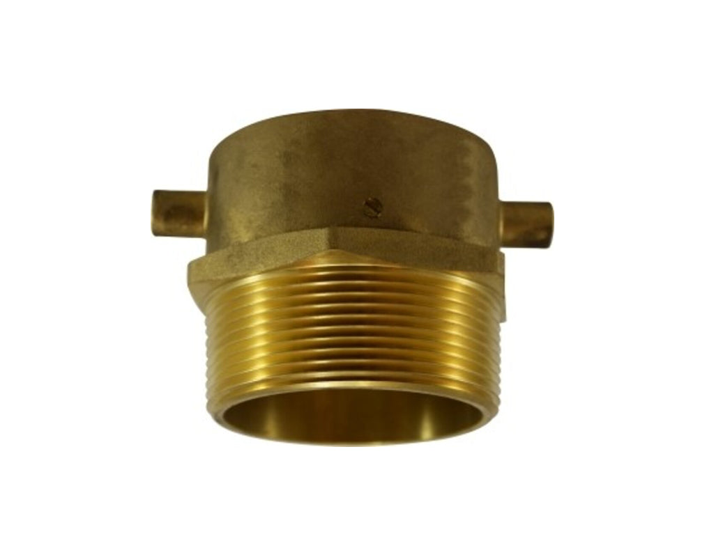 Male Swivel Adapter - Brass w/ Lugs