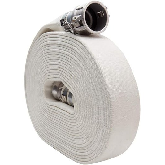 2" x 50ft Double Jacket Mill Discharge Hose with Camlock Fittings