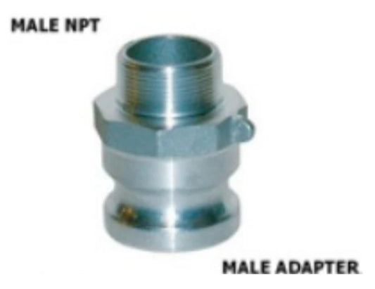 Type F Aluminum Reducer Adapter Male NPT